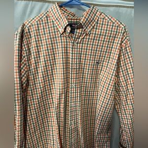 Vineyard Vines Dress Shirt Long Sleeve Size Large